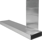 Imperial GV0213 Stack Duct, 24 in L, 10 in W, 3-1/4 in H, 30 Gauge, Galvanized Steel